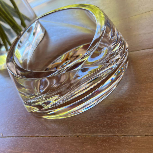 Nambe Accents Nambe Full Lead Glass Crystal Decorative Bowl Candy Dish Euc Poshmark